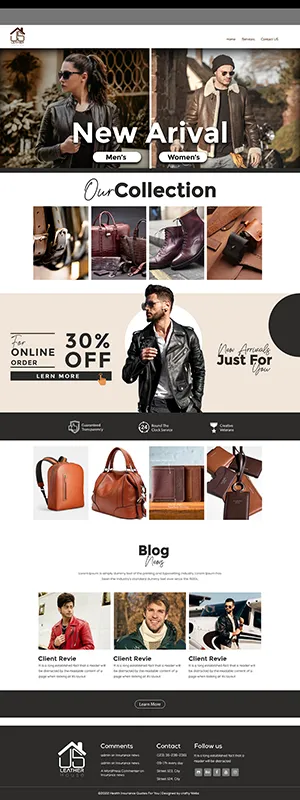 us leather mockup photo