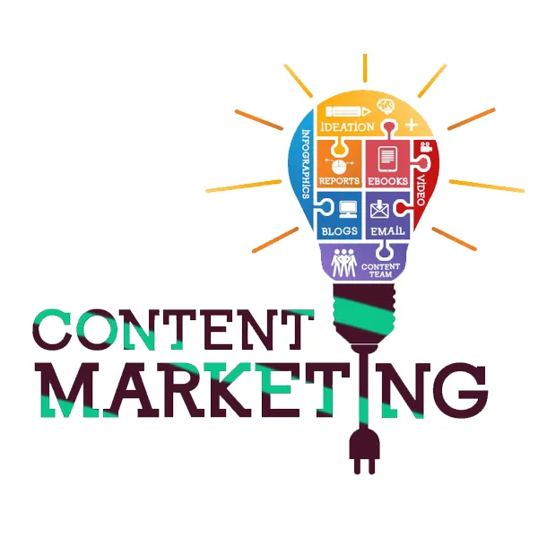 Content Marketing bulb